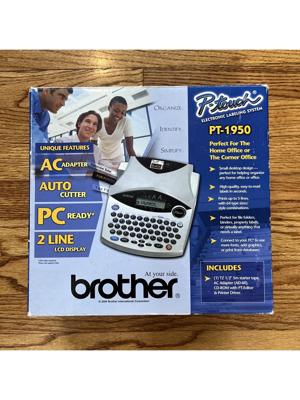 Brother P-touch PT-1950 Label Maker Software & Tape Bundle